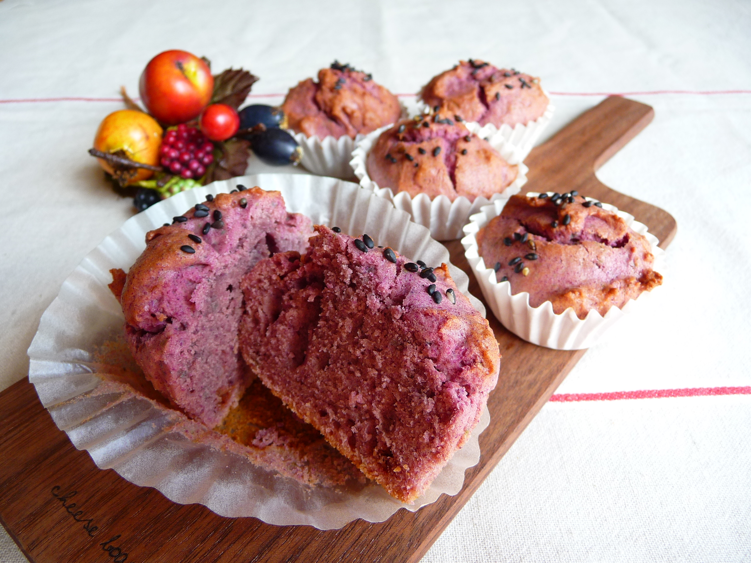 紫芋マフィンの画像
