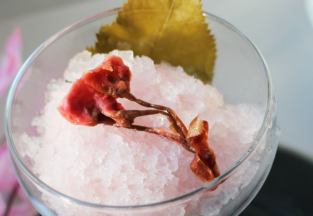 基本の桜の花(塩漬け)塩抜き方法の画像