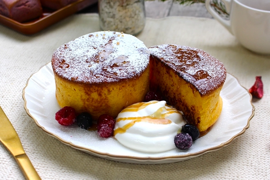 ホットケーキでフレンチトーストの画像