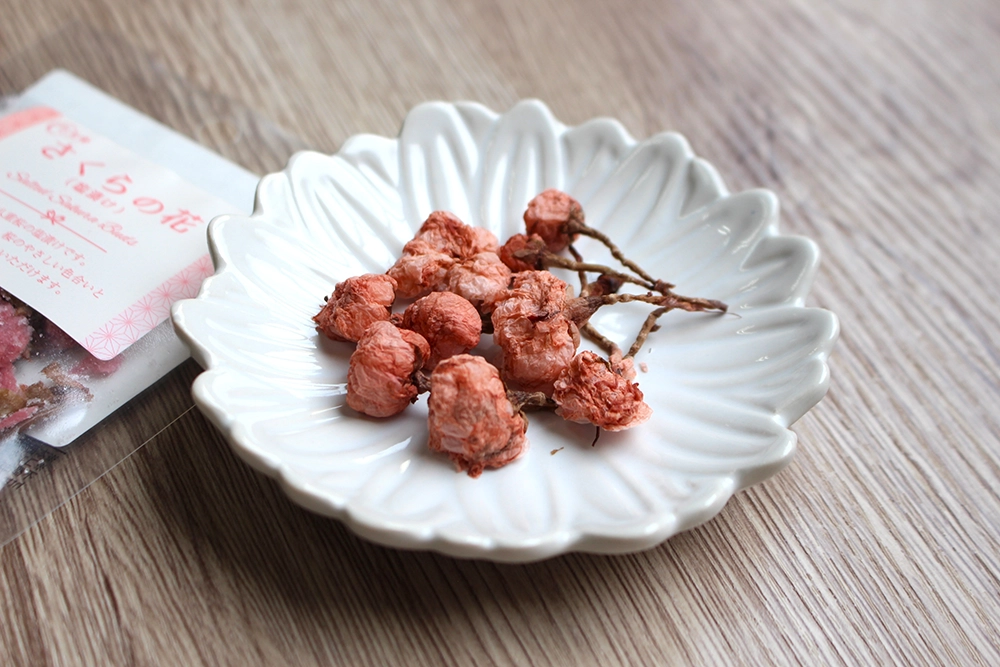 基本の桜のドライフラワー｜桜の花の乾燥トッピングの画像