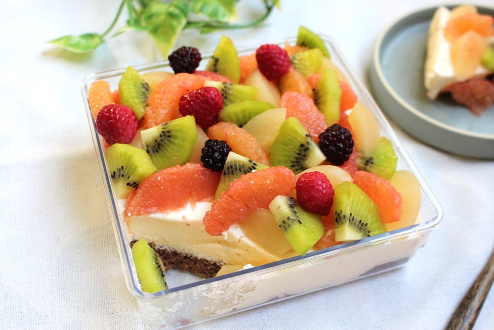 ババロアスコップケーキの画像