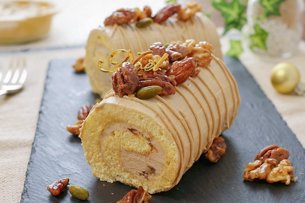 キャラメルナッツロール｜ちょっと大人の味わいの画像