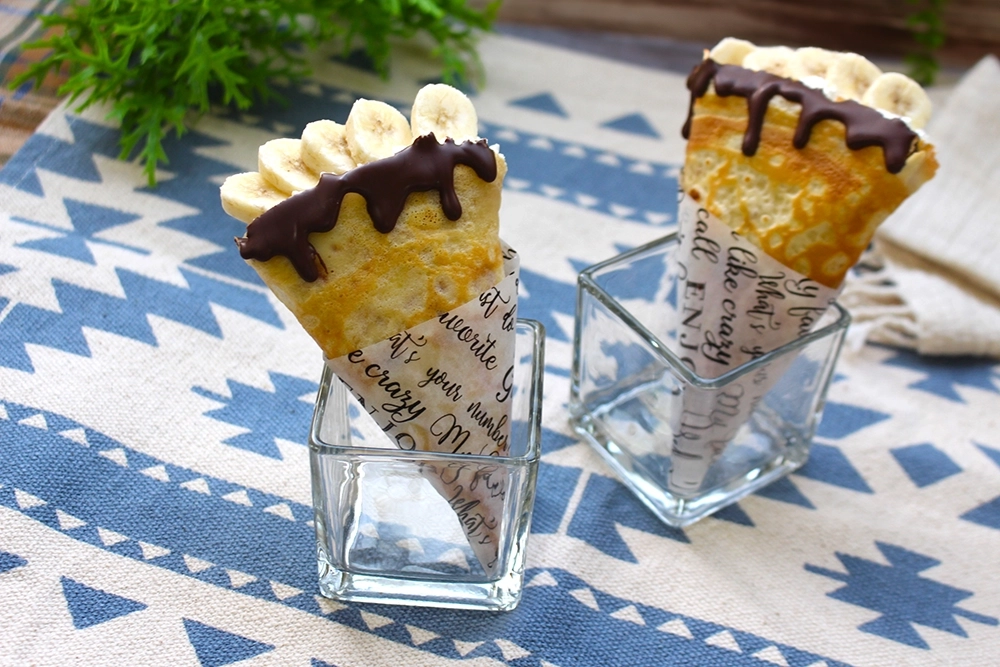 パリパリチョコバナナクレープの画像
