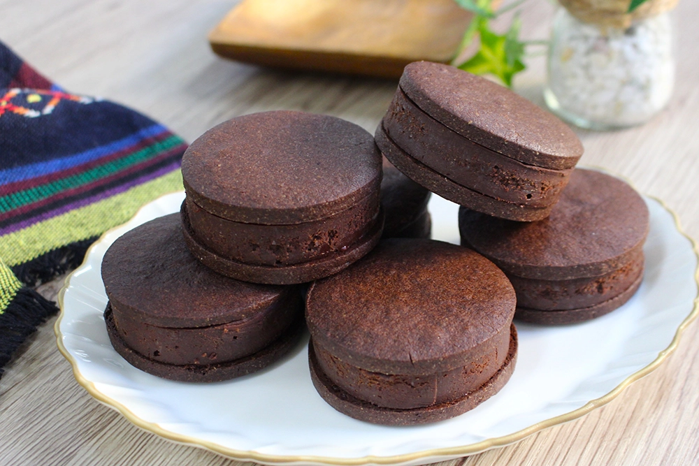 【動画付き】チョコガナッシュサンドクッキーの画像