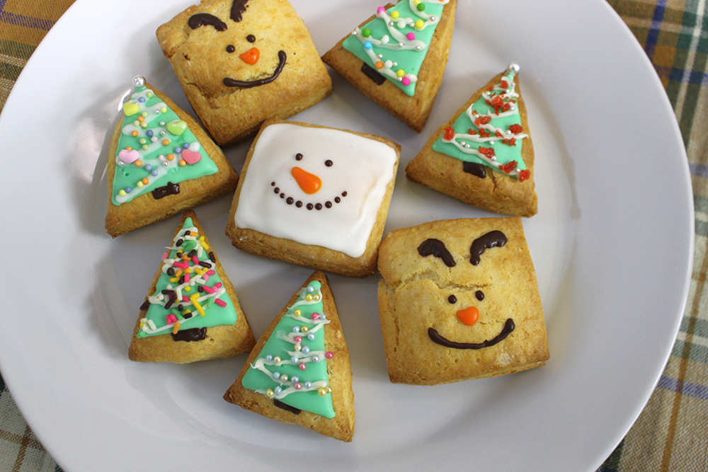 クリスマススコーンの画像