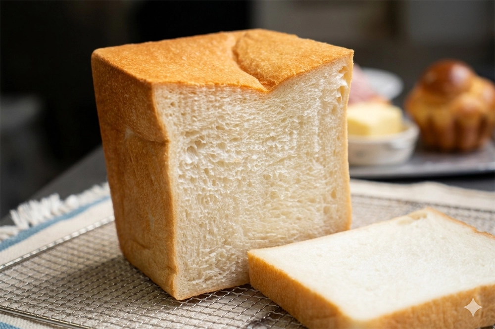 多加水食パン｜アルファフラワー配合のしっとり食パンの画像