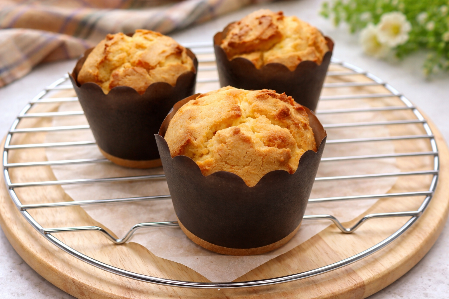 プレーンマフィン｜アルファフラワー配合のしっとりマフィンの画像