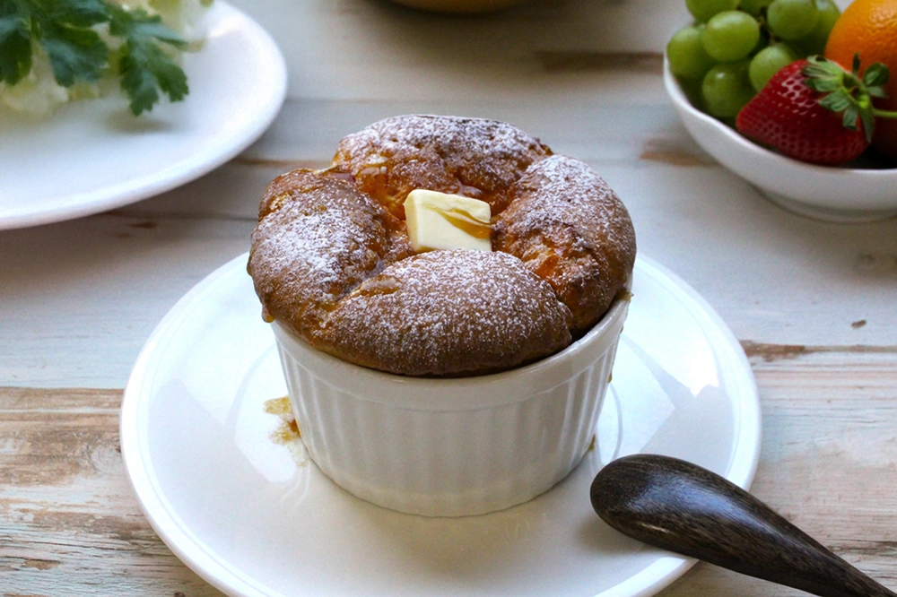 ホットケーキミックスでスフレカステラの画像