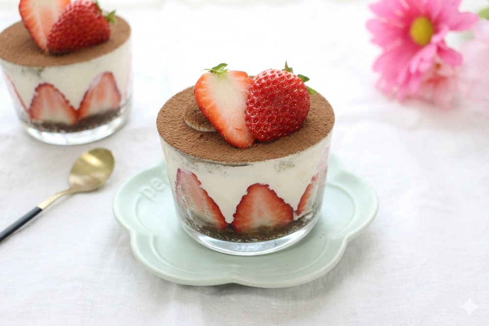 苺のティラミスの画像