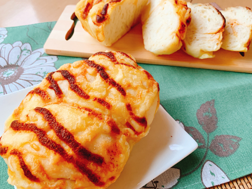 明太マヨチーズパン(超過水パン)の画像