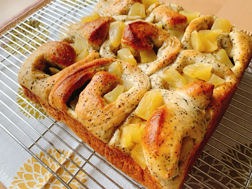 アールグレイりんごパン(超過水パン)の画像