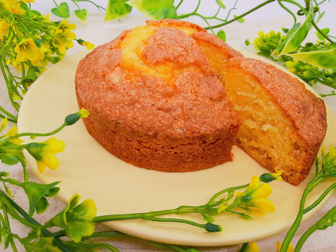 柚子のバターケーキの画像